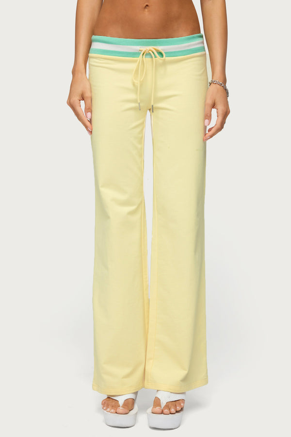 Clioh Contrast Waist Sweatpants view 2