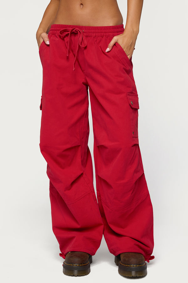 Paskal Twill Baggy Parachute Pants view 2