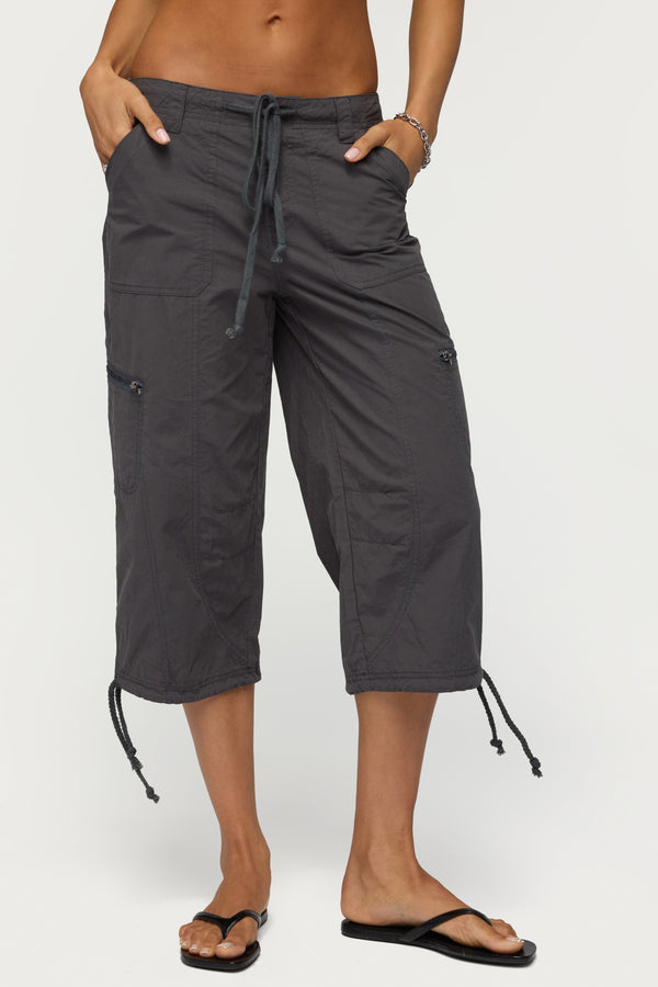 Lilith Cargo Capri Pants view 2
