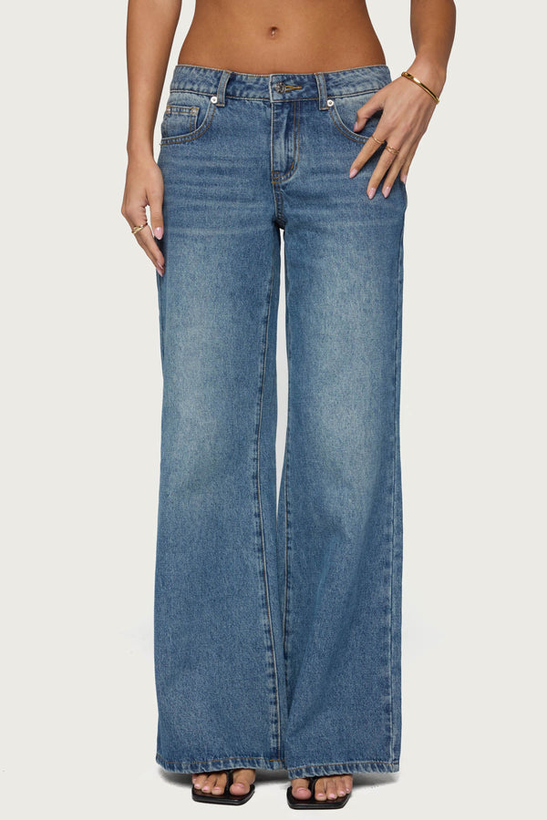 Casta Heart Low Rise Baggy Jeans view 2