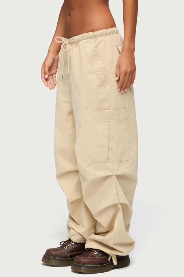 Emzi Baggy Cotton Cargo Pants view 2