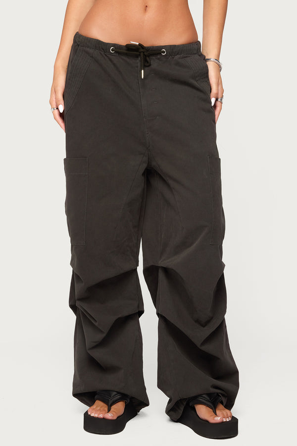 Emzi Baggy Cotton Cargo Pants view 2