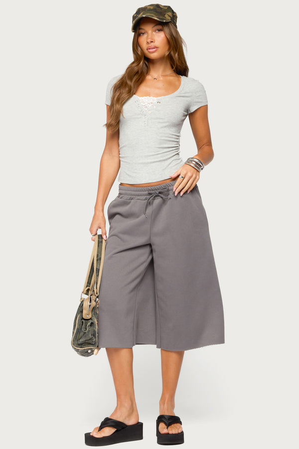 Amika Oversized Bermuda Shorts view 1