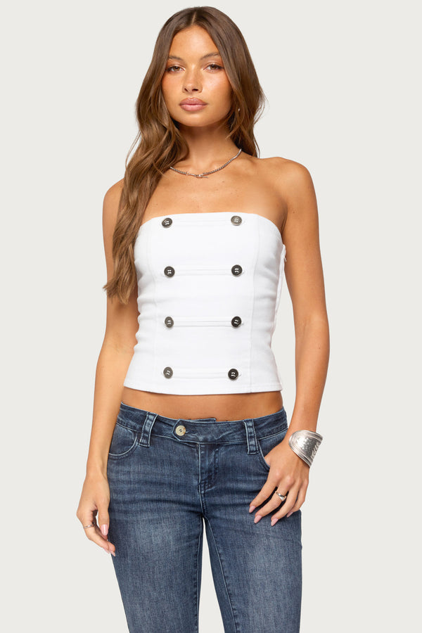 Tanda Napoleon Strapless Top view 2