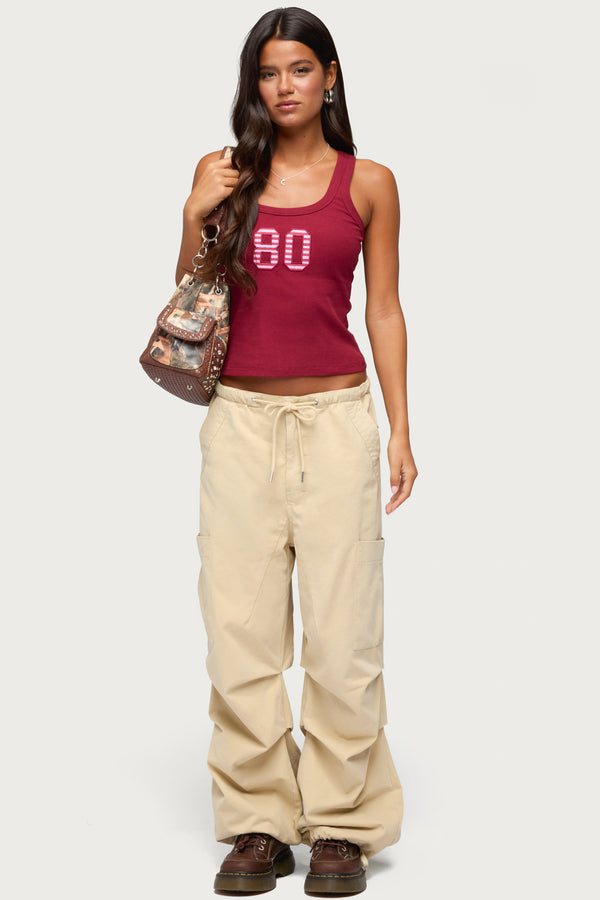 Emzi Baggy Cotton Cargo Pants view 1