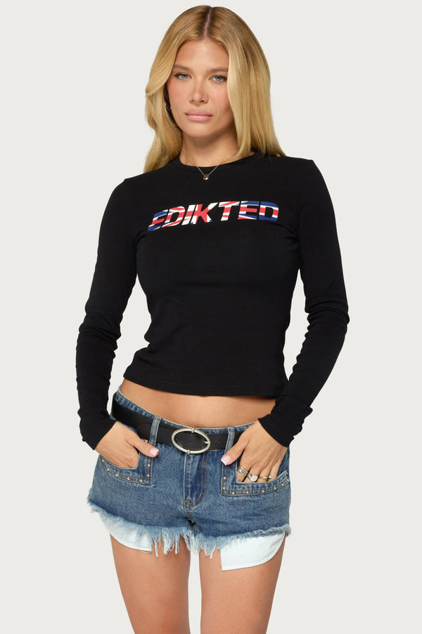 Edikted London Long Sleeve Top view 1