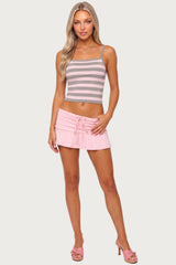 Harla Striped Bandage Top