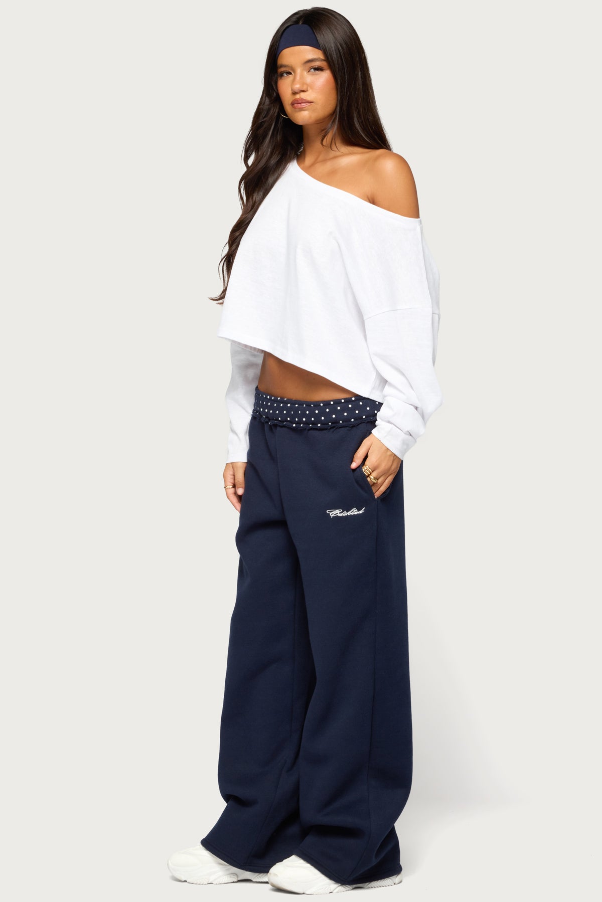 Deila Polka Dot Edikted Sweatpants