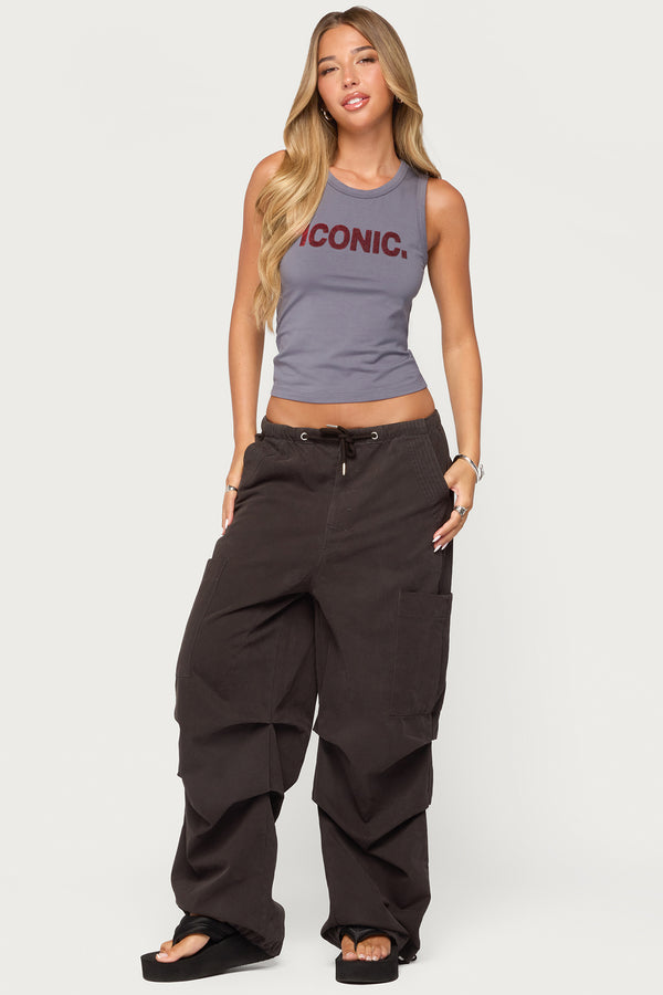 Emzi Baggy Cotton Cargo Pants view 1