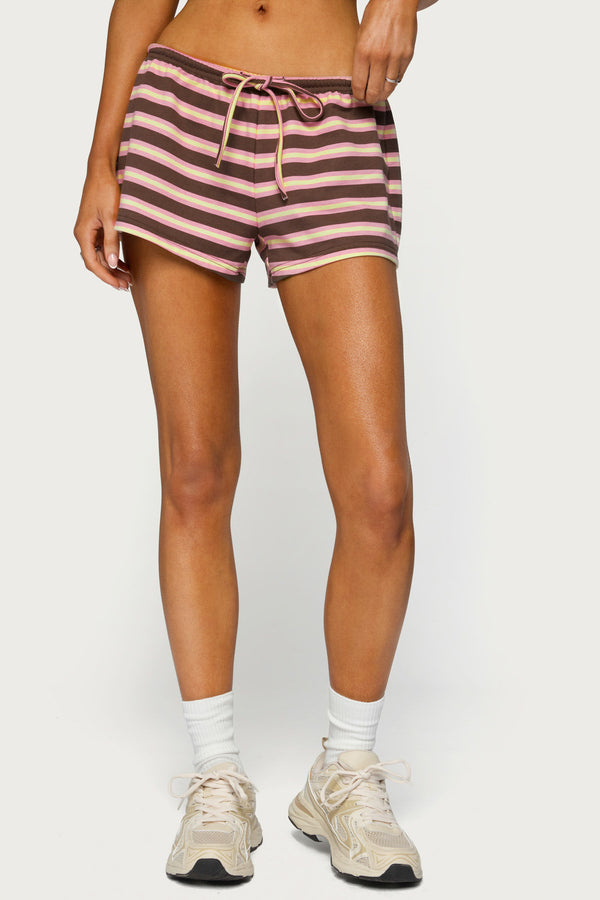 Blanchy Striped Shorts view 2