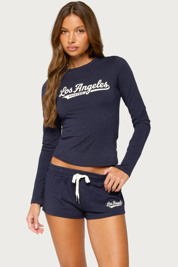 Edikted Cali Long Sleeve T Shirt view 1