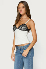 Rubie Lacey Babydoll Top