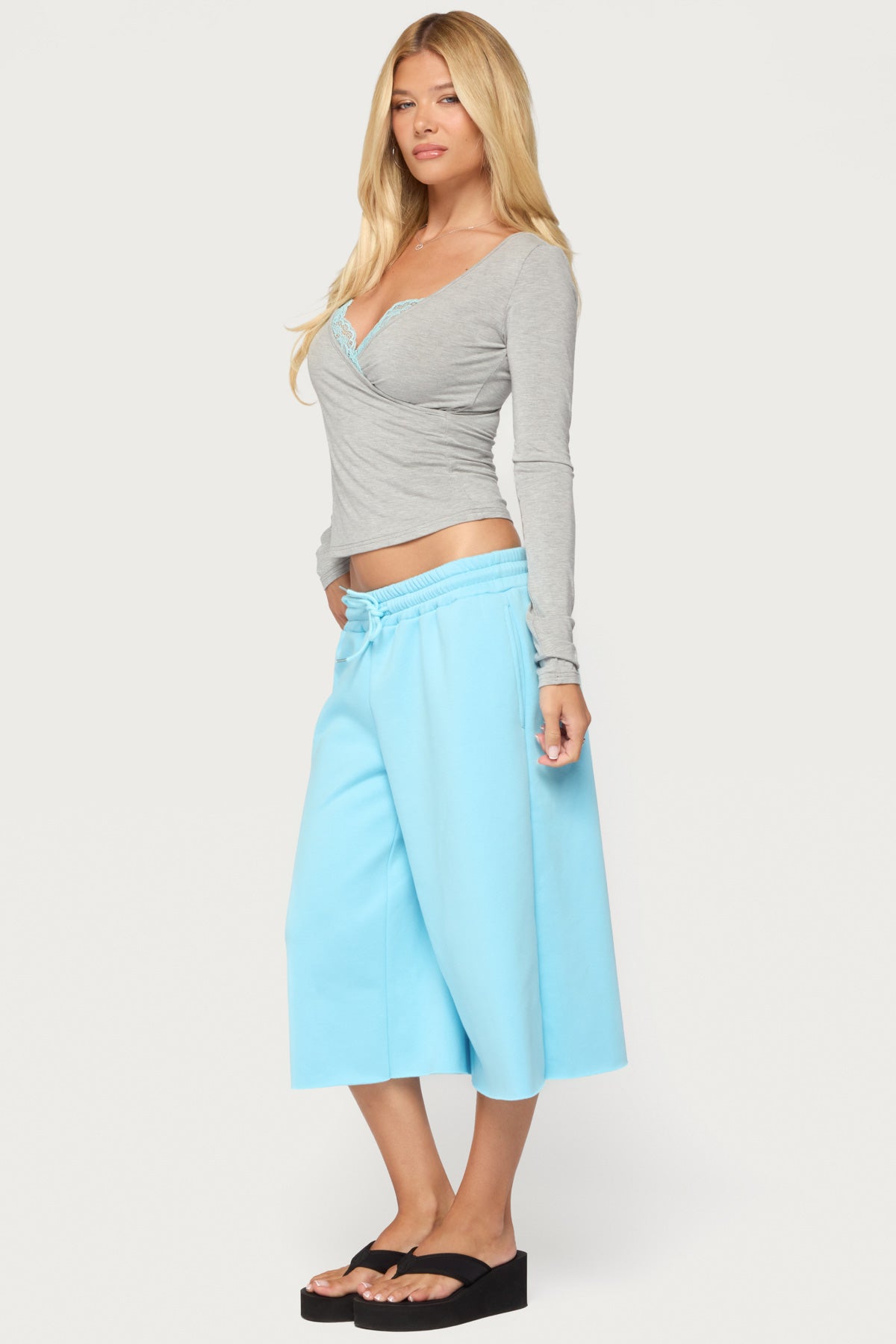 Sanel Lacey Long Sleeve Top