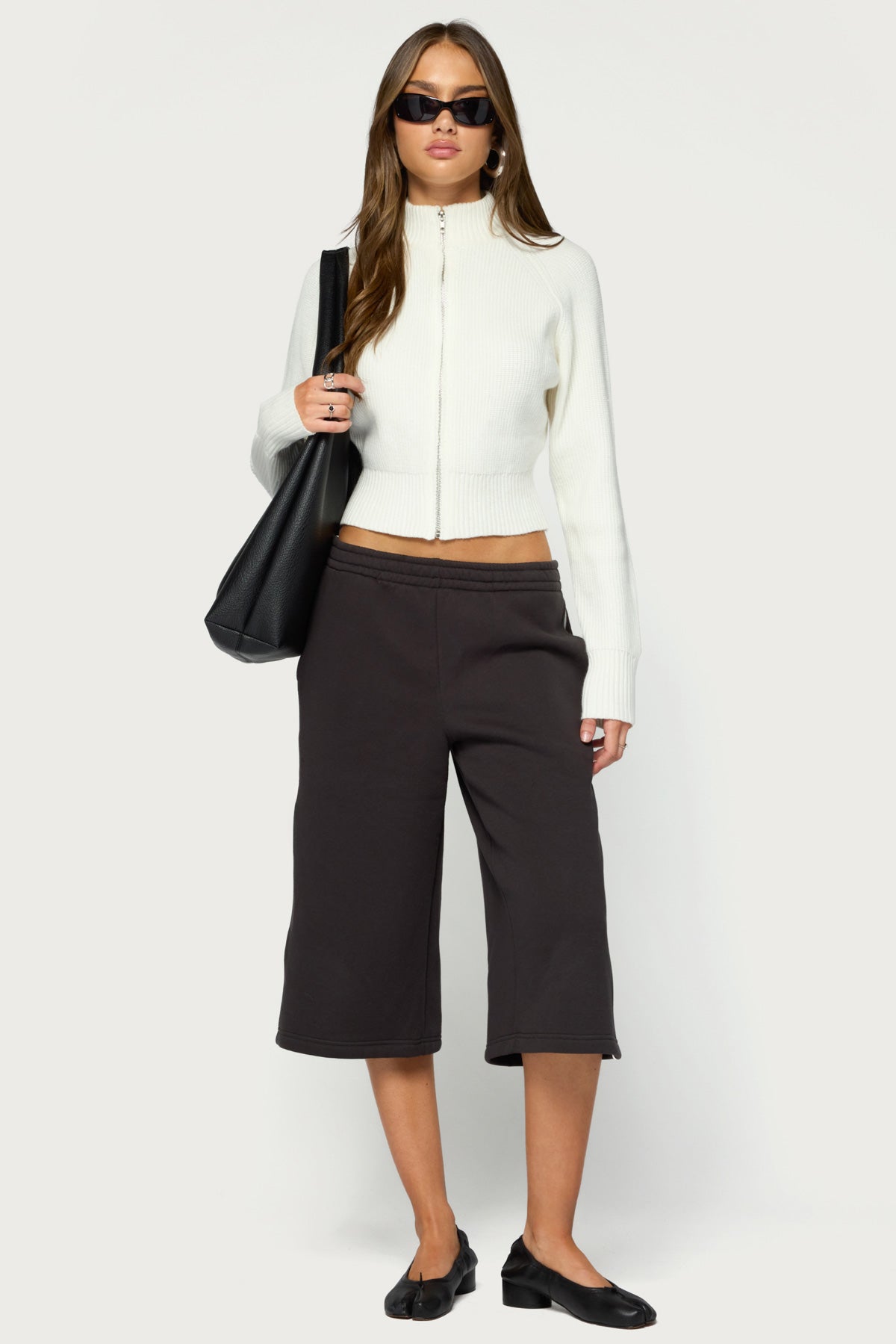 Feela Ribbed Knit Cardigan