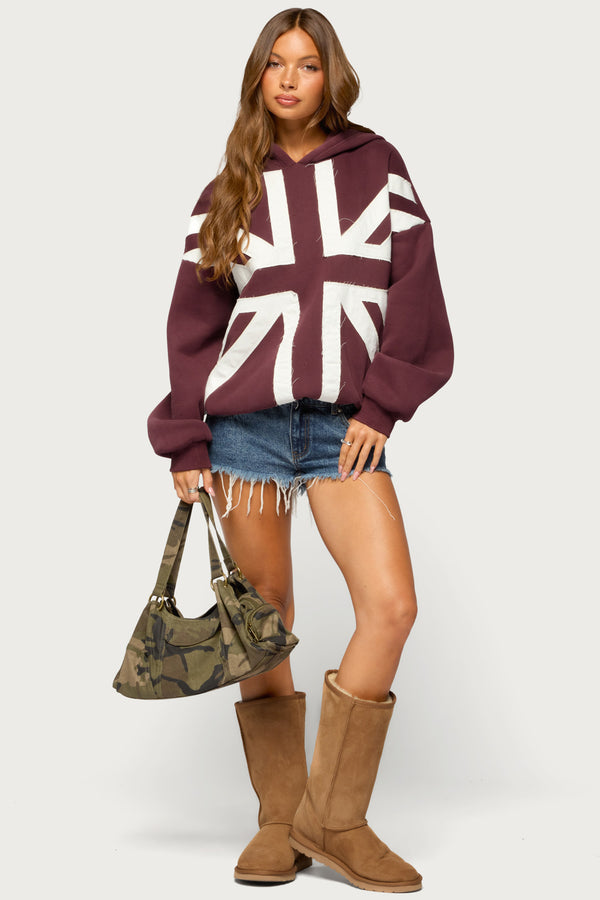 Union Jack Oversized Hoodie view 2