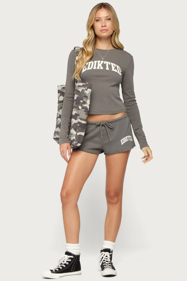 Sporty Babe Edikted Micro Shorts view 1