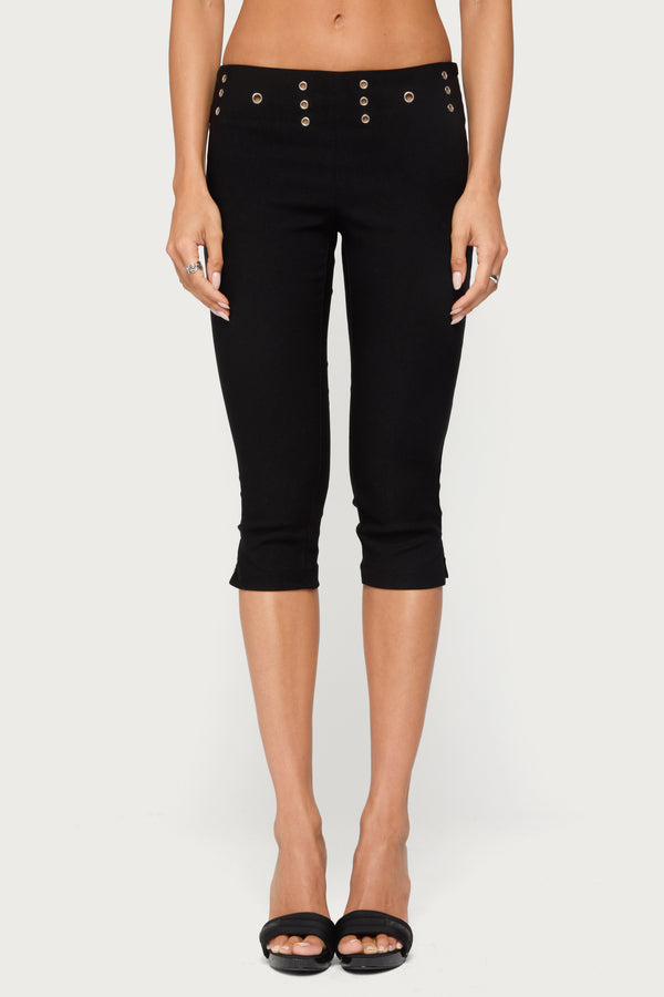 Meeva Grommet Capri Pants view 2