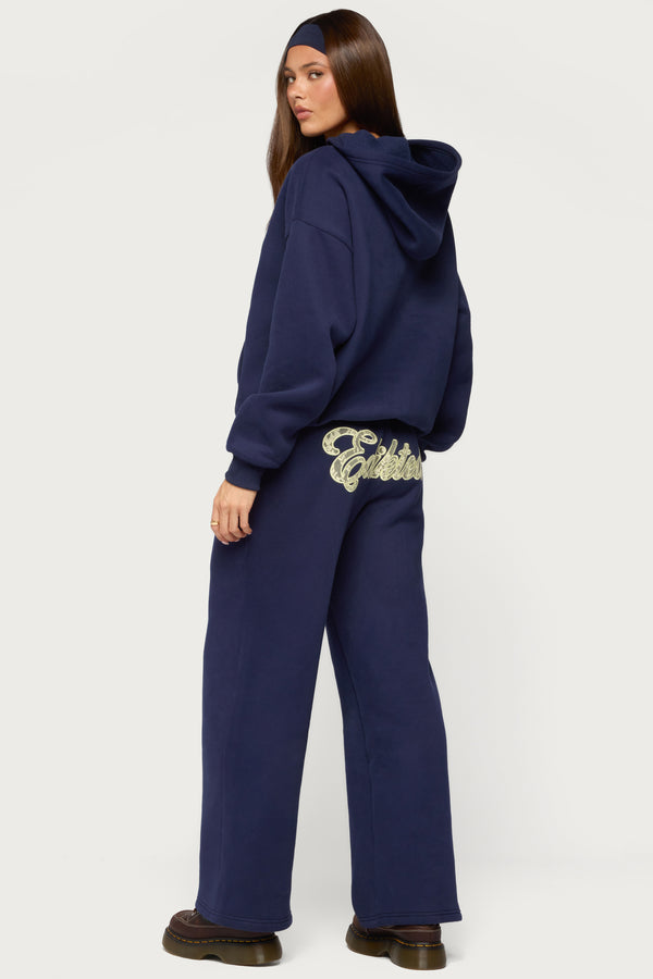 Edikted Dream Lacey Sweatpants view 1