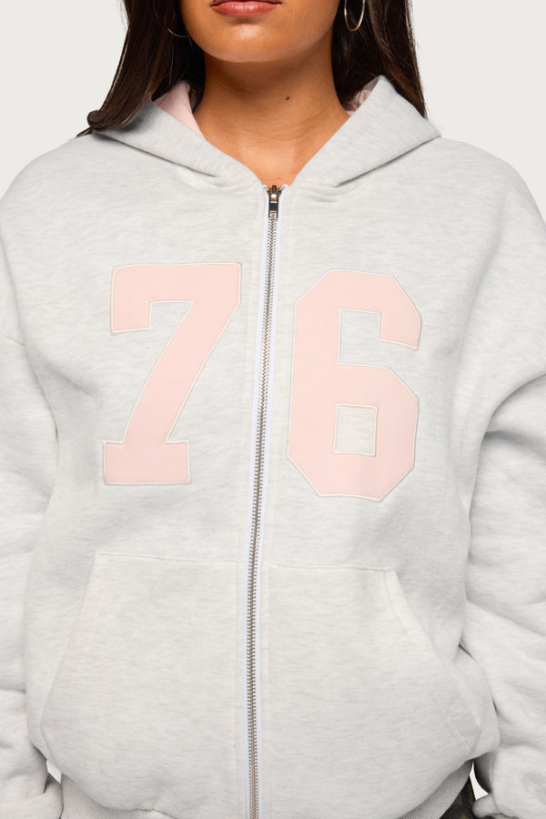 Edikted 76 Zip Up Hoodie view 2