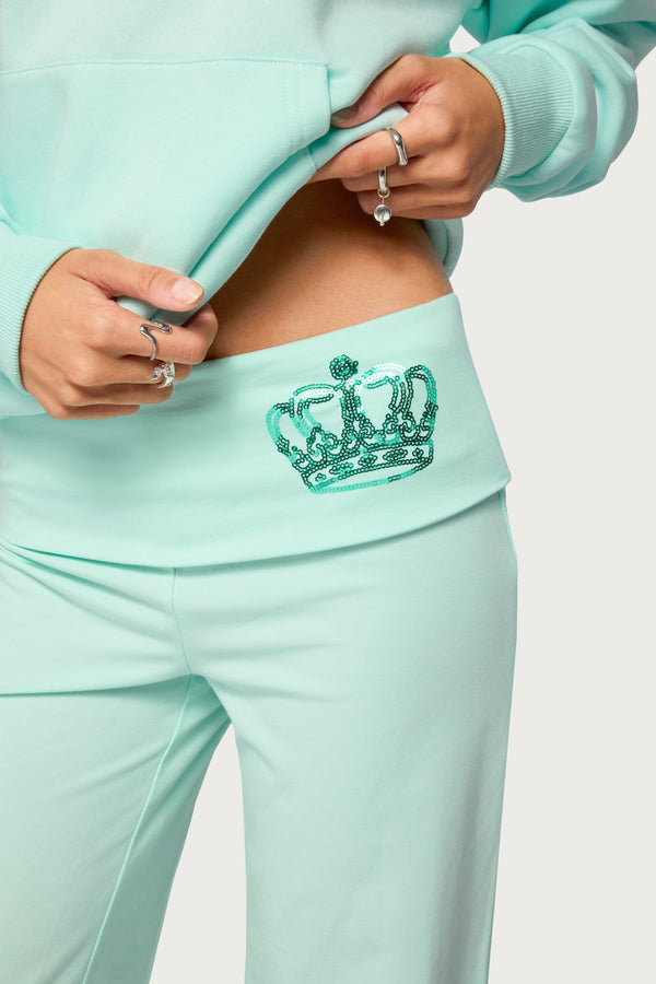 Queen Edikted Foldover Pants view 2