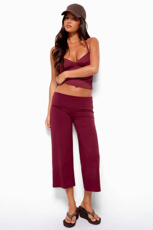 Kanel Foldover Capri Pants view 1