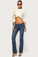 Laile Three-Quarter Sleeve Cardigan