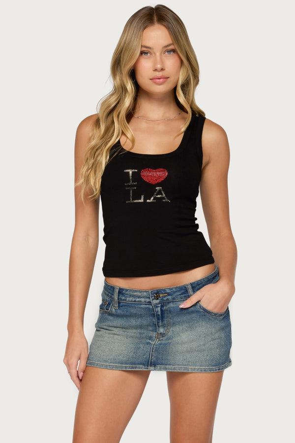 I Heart LA Tank Top view 1