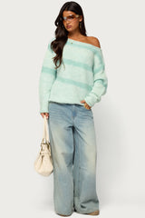 Sheree Striped Chunky Knit Sweater