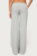 Kathrin Contrast Stitched Flared Pants