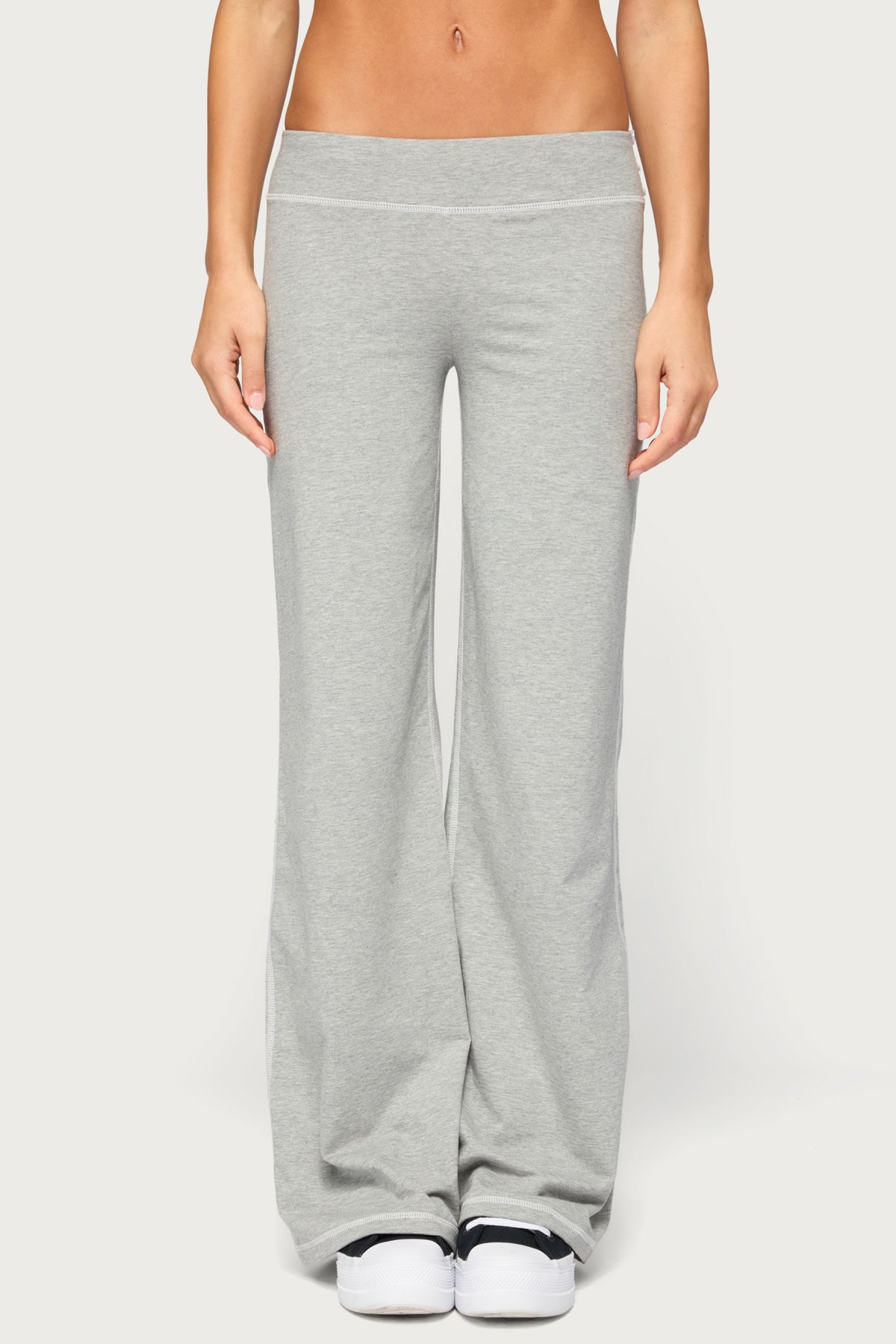 Kathrin Contrast Stitched Flared Pants
