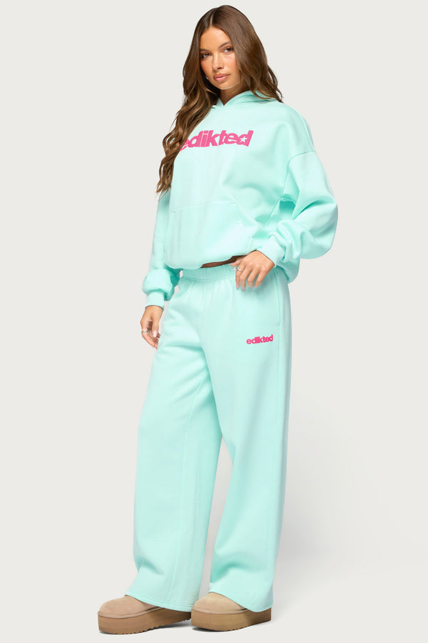 Edikted Star Graphic Sweatpants view 1