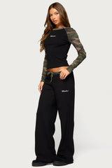 Taye Camo Waistband Sweatpants