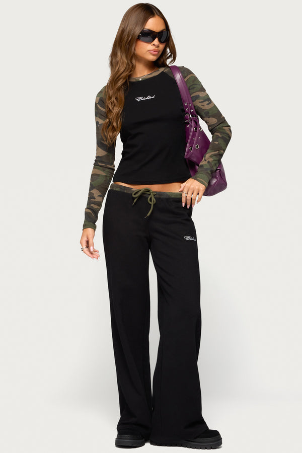 Taye Camo Waistband Sweatpants view 1