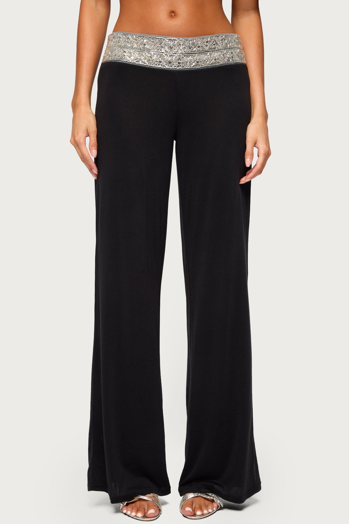 Tolly Beaded  Straight Leg Pants