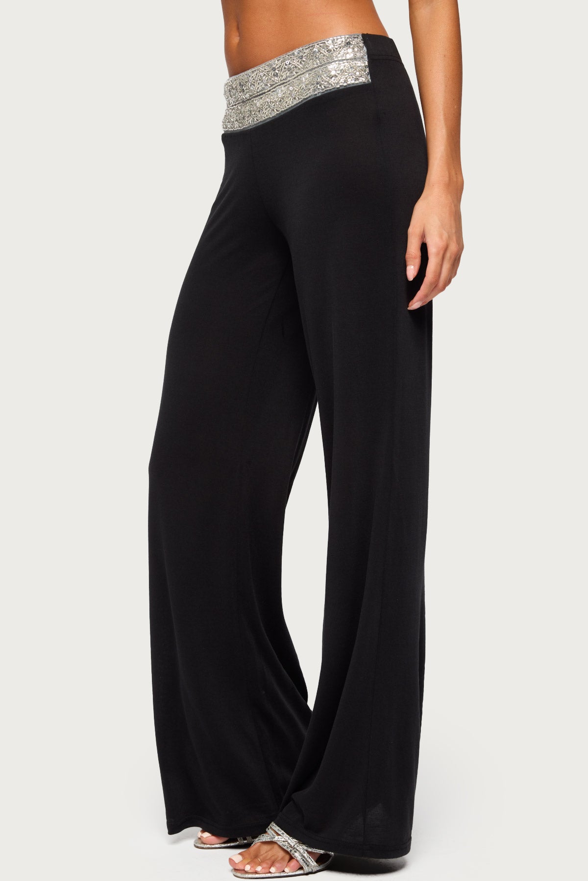 Tolly Beaded  Straight Leg Pants