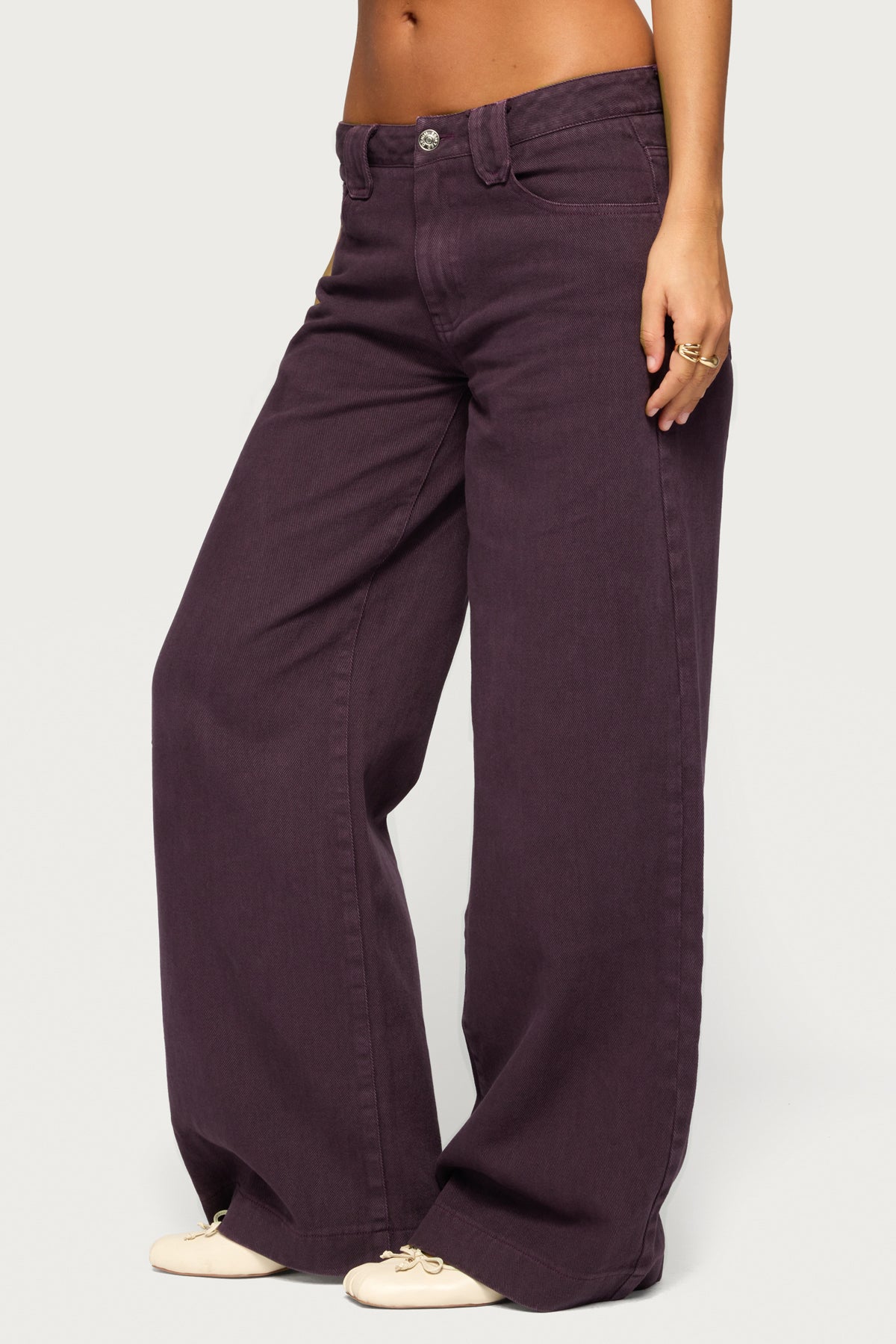 Haylee Low Rise Wide Leg Jeans