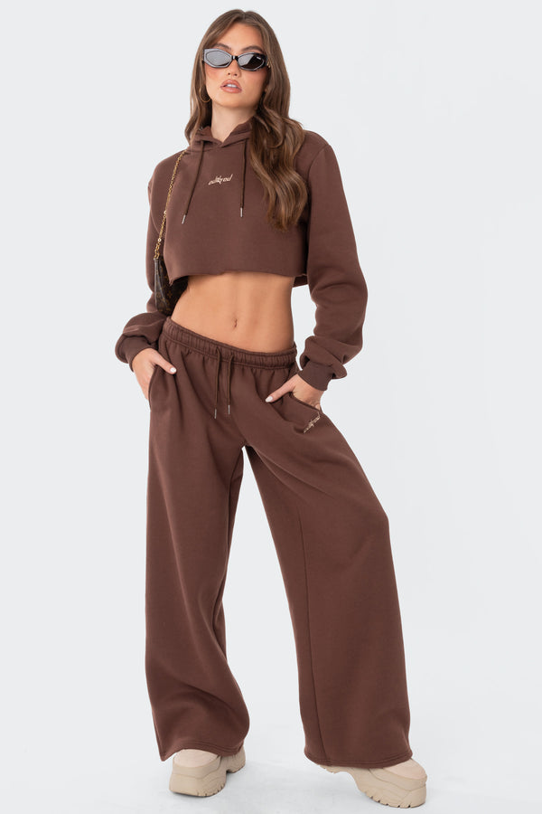 Brenna Low Rise Wide Sweatpants view 1