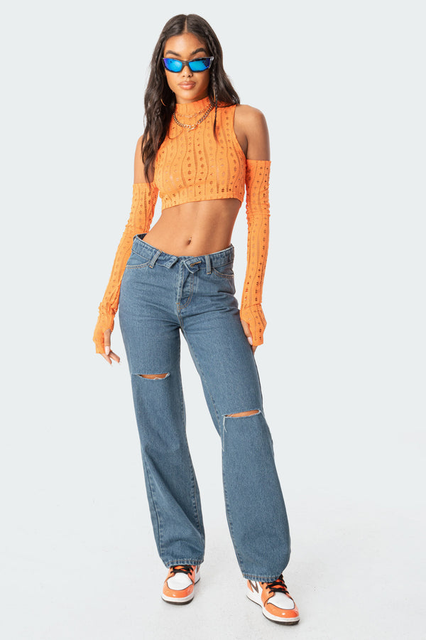 Raquel Folded Jeans view 1