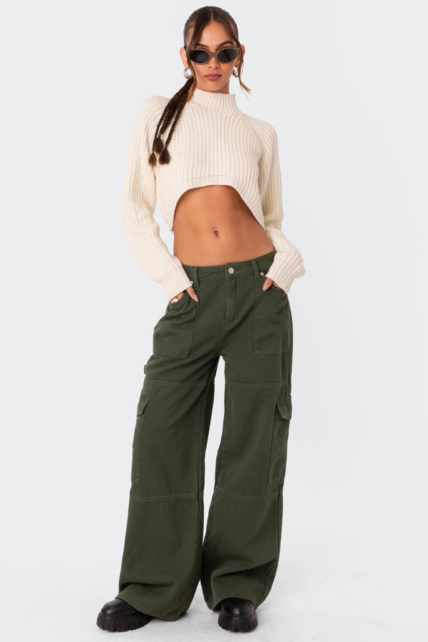 Ember Denim Cargo Pants view 1