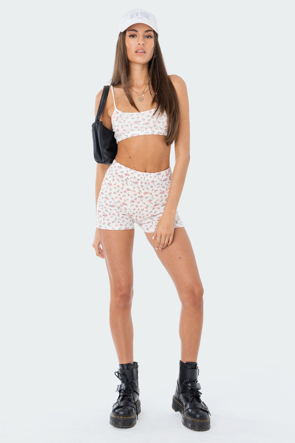 Primrose Waffle Shorts view 1