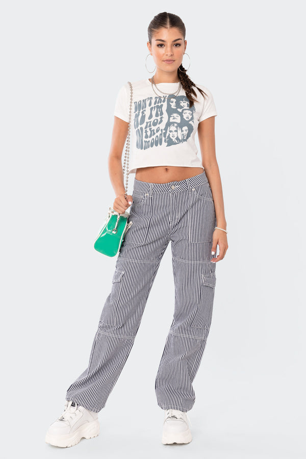 Stripe Out Cargo Pants view 1