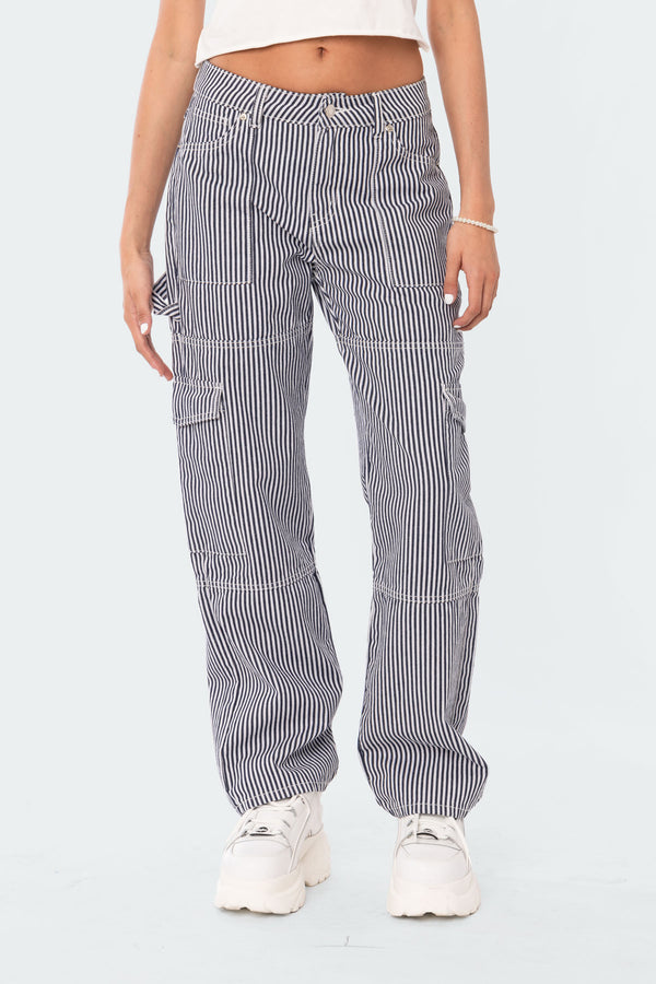 Stripe Out Cargo Pants view 2