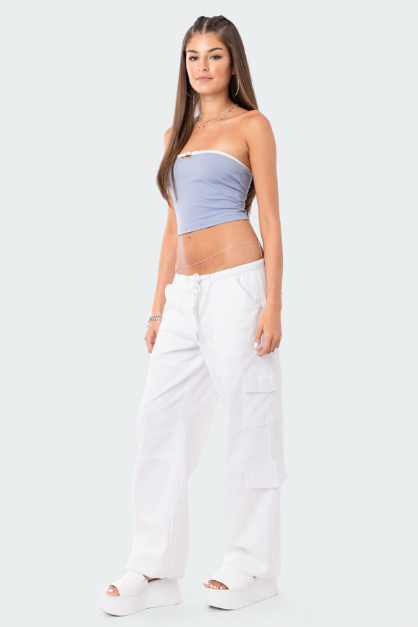 Colby Belted Tube Top view 2