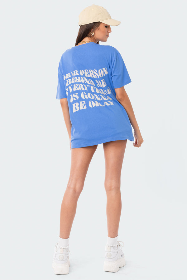 Dear Person Oversized T-Shirt view 1