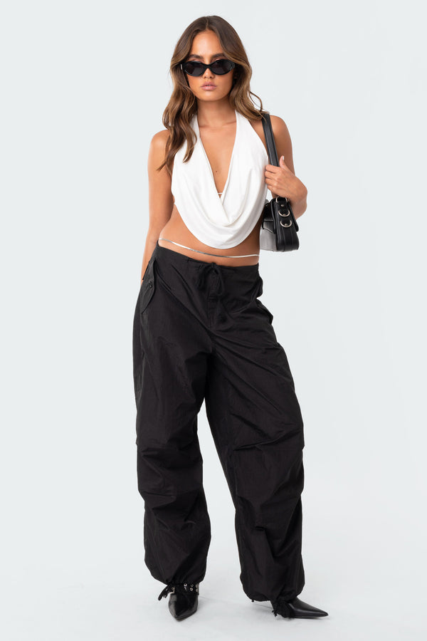 Monique Cropped Open-Back Top view 1