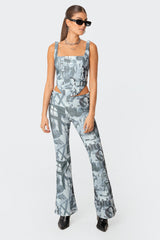 Casper Laced Flared Pants