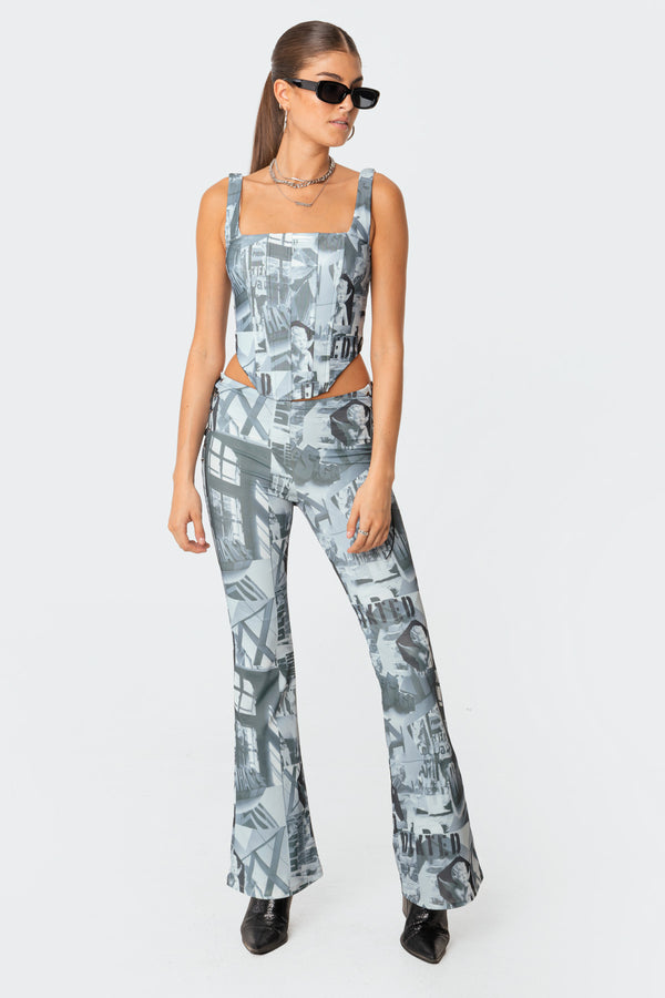 Casper Laced Flared Pants view 1