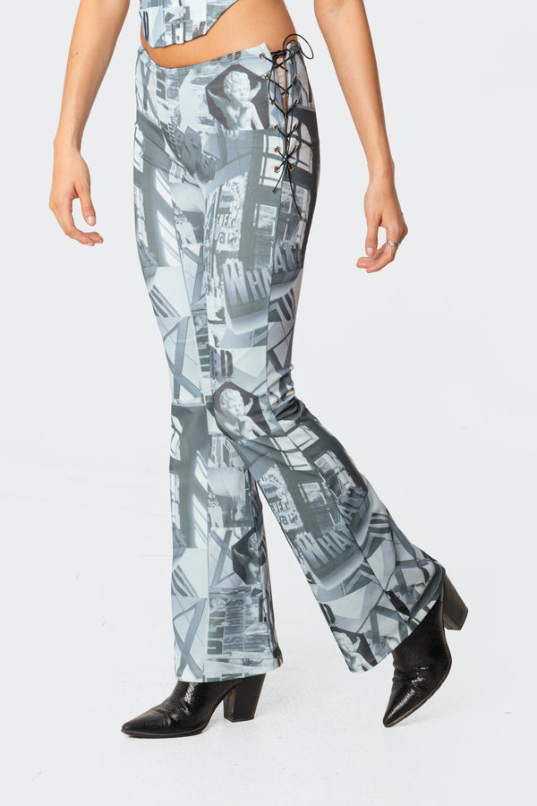 Casper Laced Flared Pants view 2