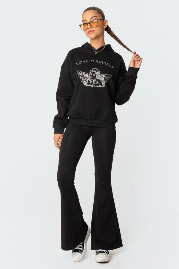 Angie Rhinstone Hoodie view 2