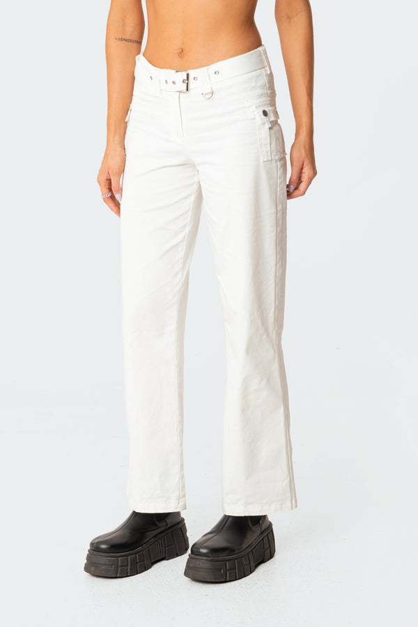 Sia Low-Rise Cargo Pants view 1